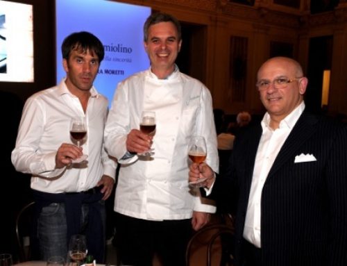 Davide Oldani, Pietro Leeman e Claudio Sadler i tre Chef che hanno realizzato il menu della serata di Gala